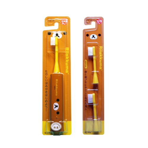minimum RIlakkuma Hapika 輕鬆熊系列小巧高質量電動牙刷 DBK-5R(RK) 黃色 正裝+替換刷頭