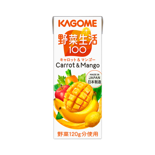 KAGOME 可果美 芳醇芒果沙拉果蔬汁 200ml/盒