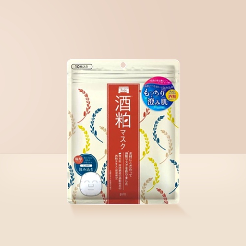 PDC 碧迪皙 日本酒糟保濕補水提亮膚色新款貼片面膜 10片