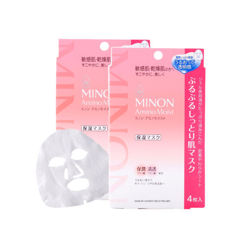 MINON 氨基酸保濕面膜乾燥敏感肌可用 4片×2盒