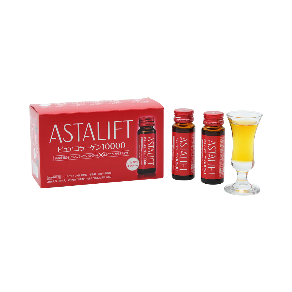 ASTALIFT 艾詩緹 膠原蛋白口服液（10000mg） 30mlx10瓶裝 3盒