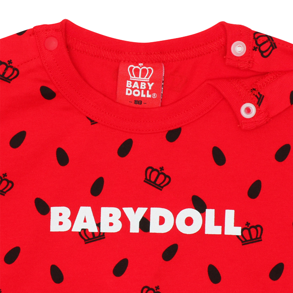 BABYDOLL 柔軟舒適可愛嬰兒連體衣4987B 西瓜圖案