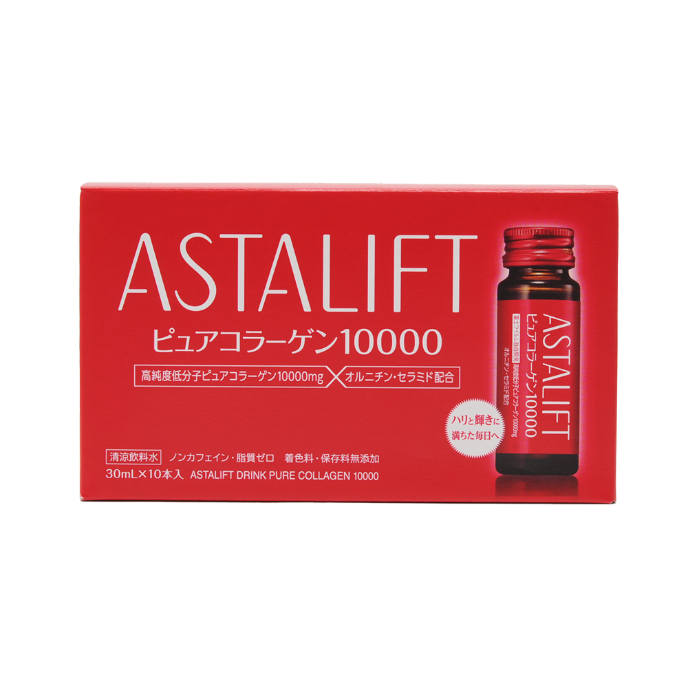 【6週年】ASTALIFT 艾詩緹 膠原蛋白口服液（10000mg） 10瓶x4盒 品牌豪贈7件