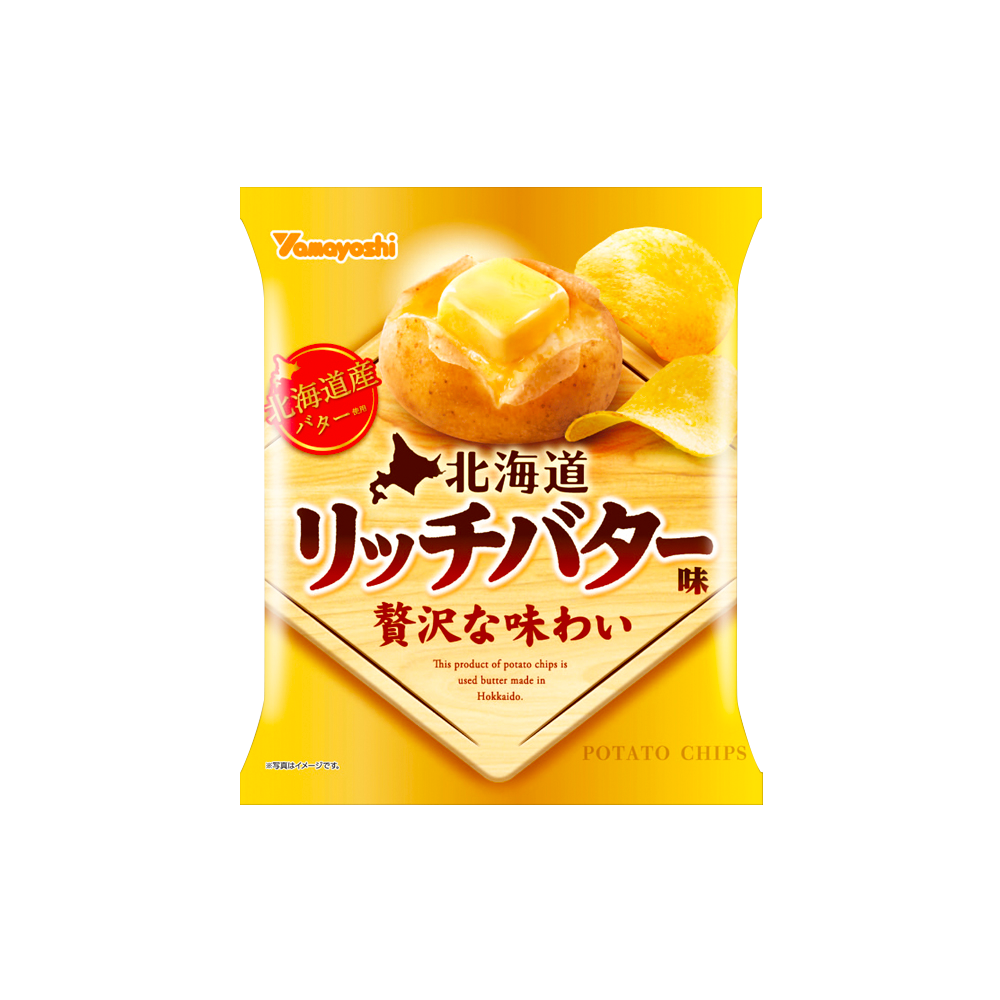 YAMAYOSHI 山芳制果 北海道濃郁黃油風味薯片 55g/袋