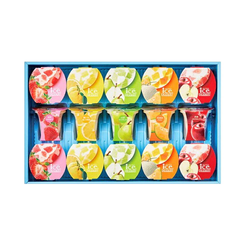 NAKAJIMATAISHODO 中島大祥堂 冷凍食用水果酸奶冰激凌禮盒 15號 107g×15個