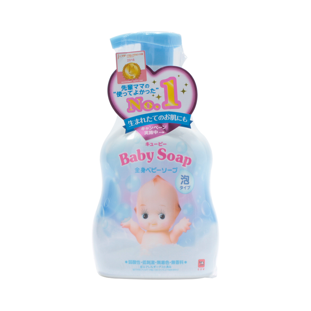 COW 牛乳石鹼共進社 嬰兒牛奶泡沫沐浴乳 正裝 400ml
