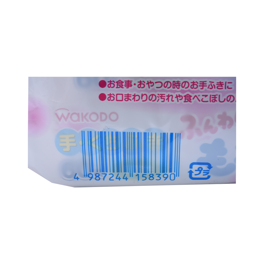 WAKODO 和光堂 桃葉精華嬰兒手口濕巾 180片(60片x3) 2包