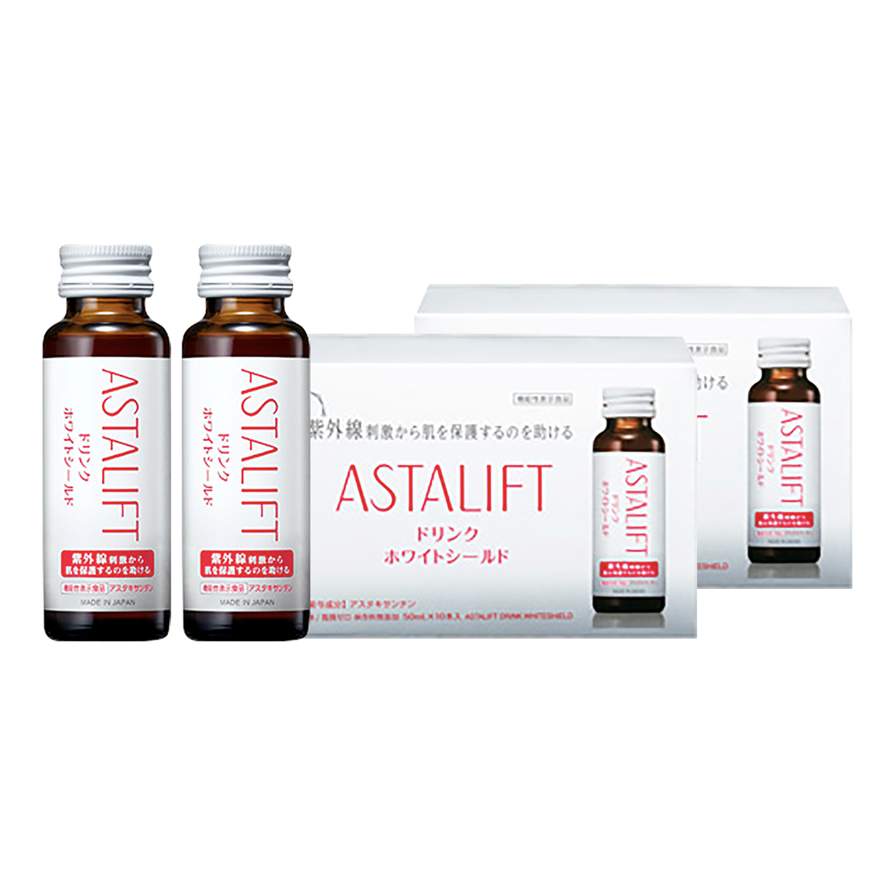 ASTALIFT 艾詩緹 淨皙鑽白 美白膠原蛋白口服液（新包裝） 10瓶裝 兩盒
