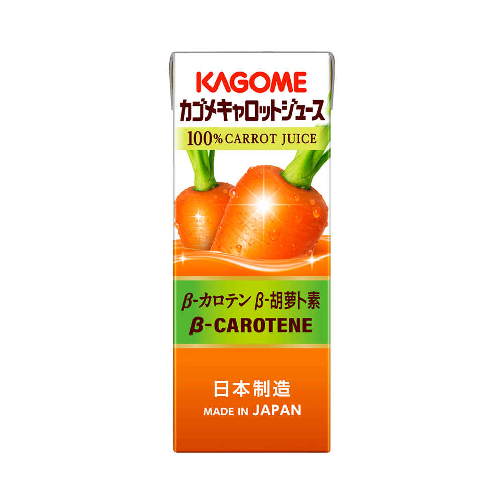 KAGOME 可果美 天然胡蘿蔔汁 200ml×12盒