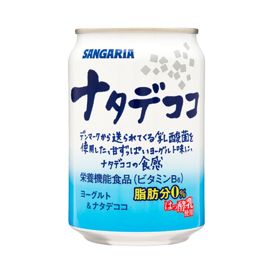 SANGARIA 桑格利亞 乳酸菌發酵椰果粒酸奶飲料 罐裝 280ml/罐x24（整箱裝）