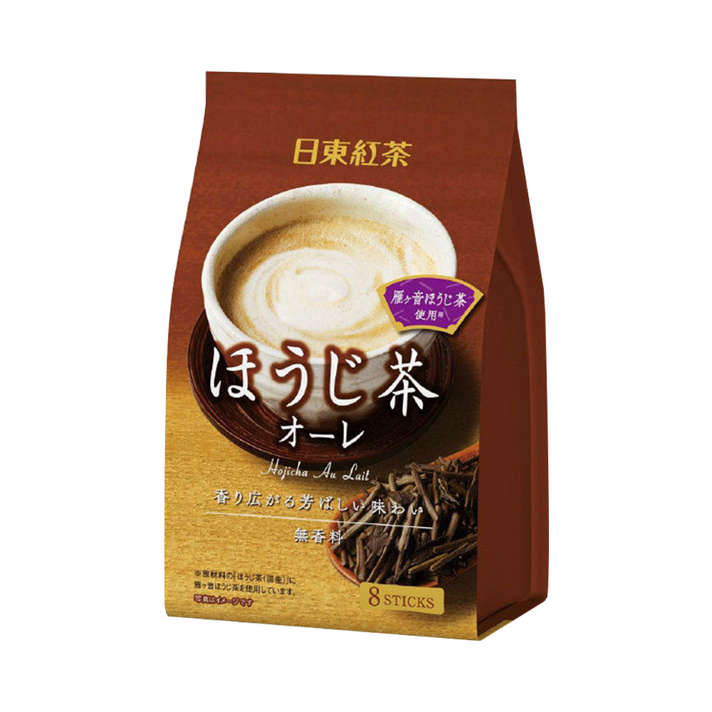 NITTOH-TEA 日東紅茶 速溶焙茶歐蕾 14gx8袋/盒×2(一件包郵)