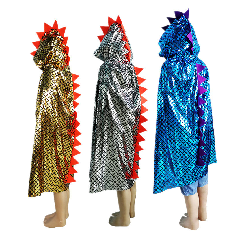 萬聖節披風  動物套裝恐龍披風化粧服飾道具小女巫斗篷