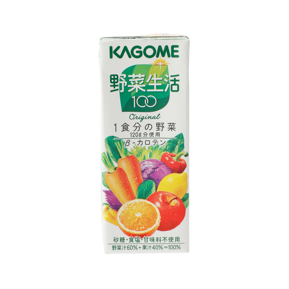 KAGOME 可果美 野菜生活100 混合果蔬汁 200ml×24盒
