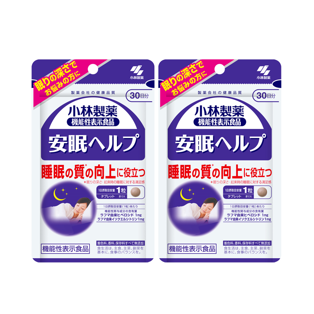 KOBAYASHI 小林製藥|改善睡眠質量異槲皮素安眠劑 60粒 60日量