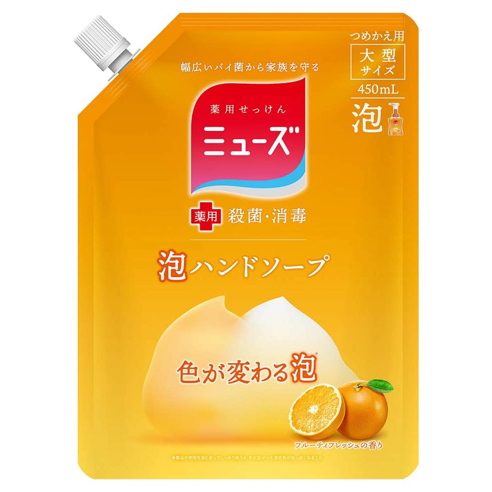 Reckitt Benckiser Japan 薇婷 水果清新消毒除菌大容量洗手液 450ml