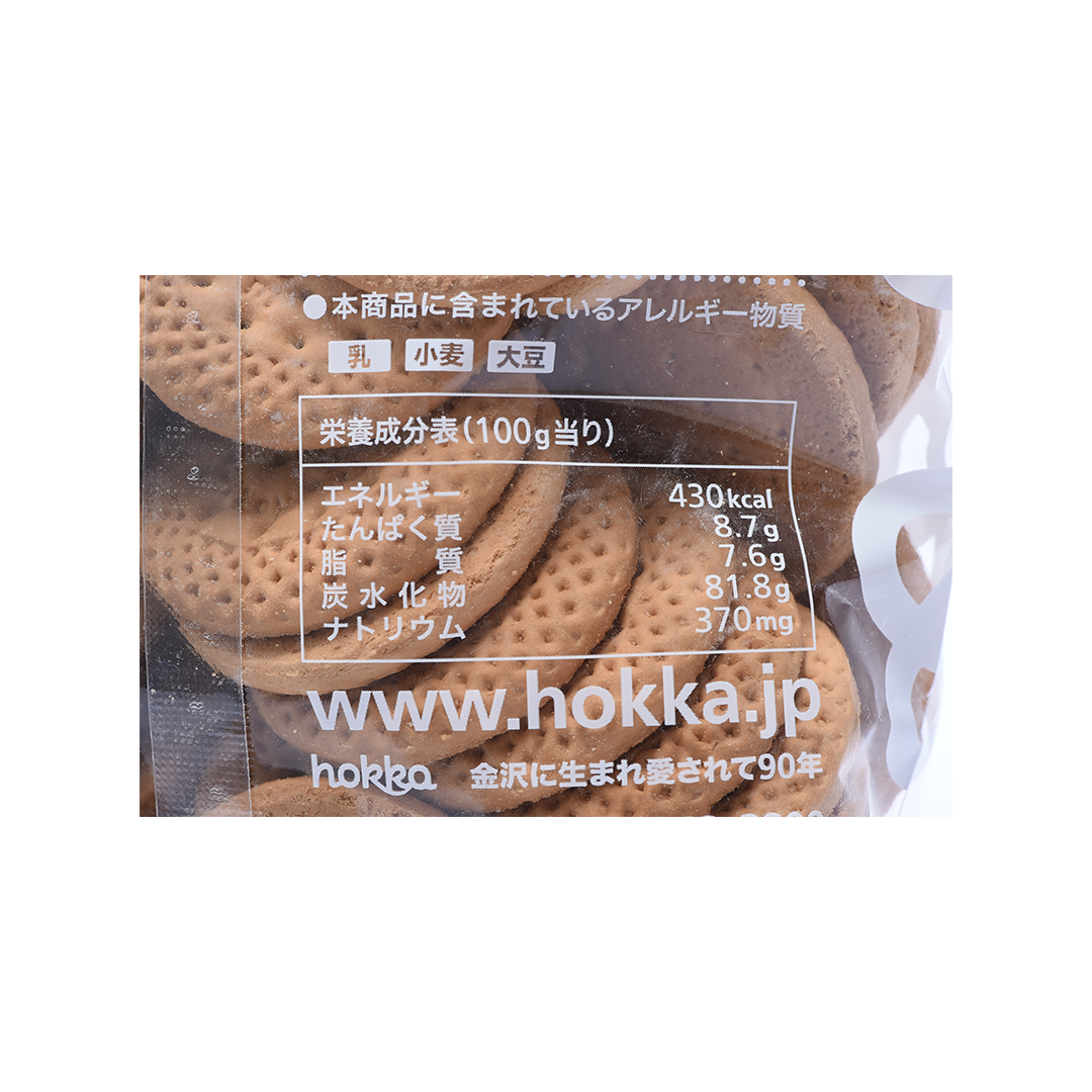 HOKKA 北陸 經典脆圓餅乾小麥新鮮 140g×4