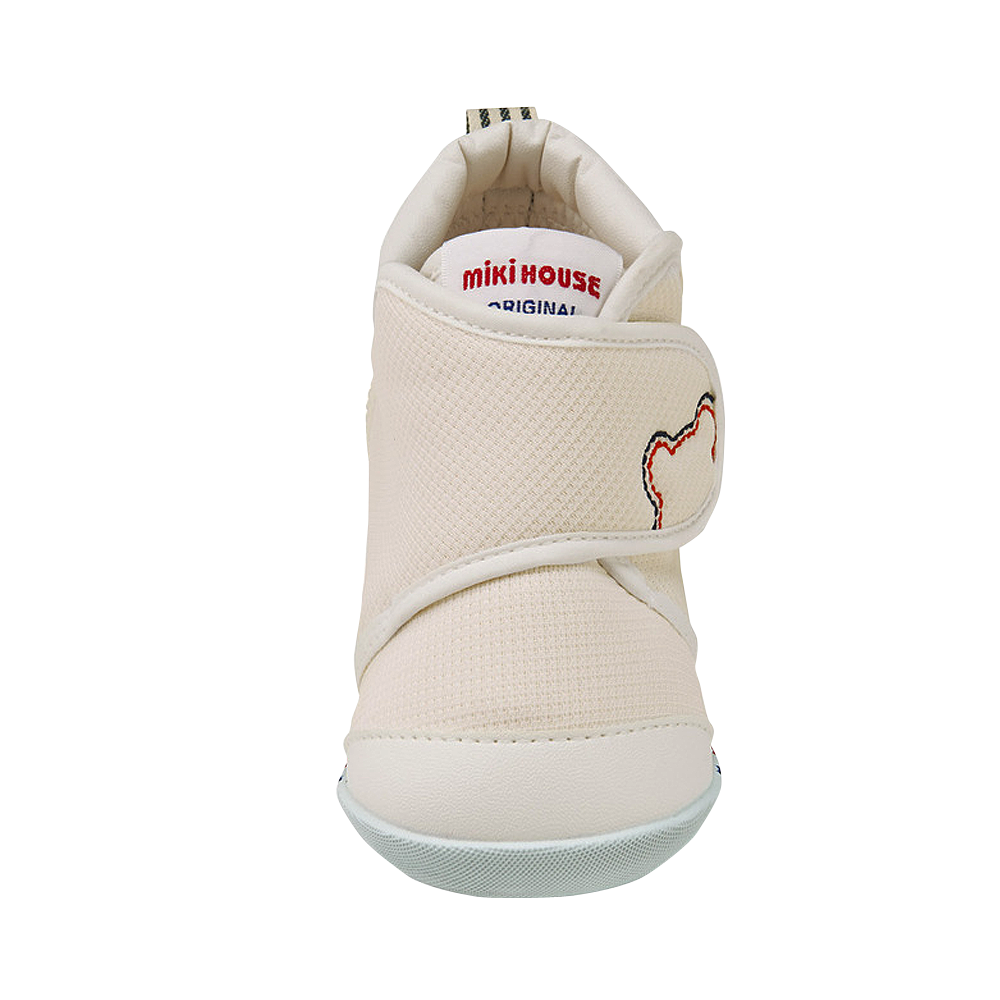 MIKIHOUSE 新款舒適嬰兒學步鞋 一段  白色 13cm