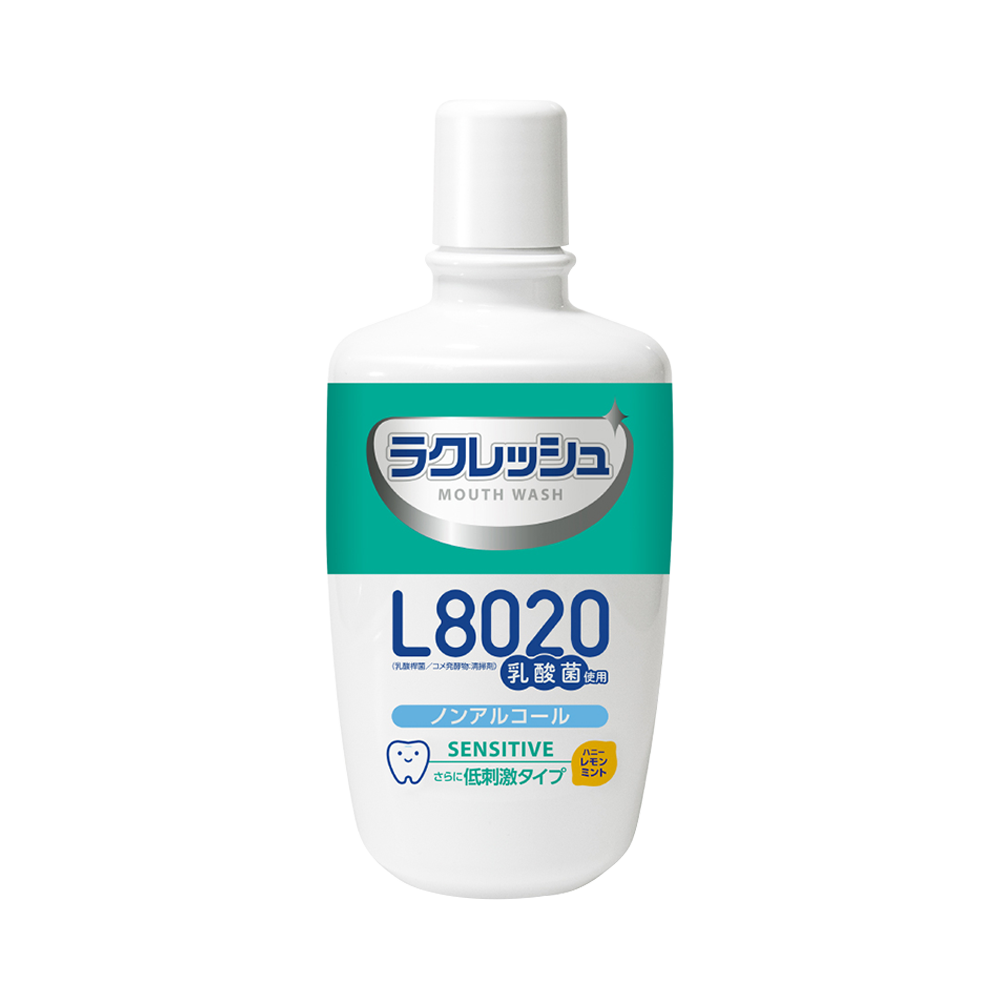 樂可麗舒 L8020乳酸菌漱口水無酒精温和型 蜂蜜檸檬薄荷味 300ml
