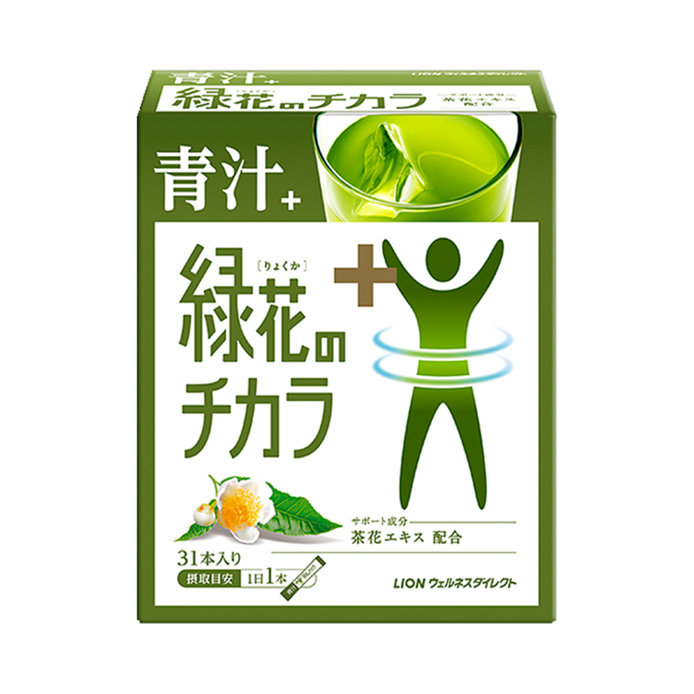 LION 獅王 青汁+綠花力量調節腸道營養劑 31袋
