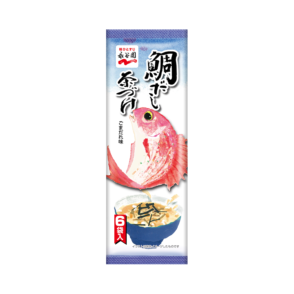 NAGATANIEN 永谷園 鮮甜鯛魚湯汁茶泡飯調味料 6g×6袋