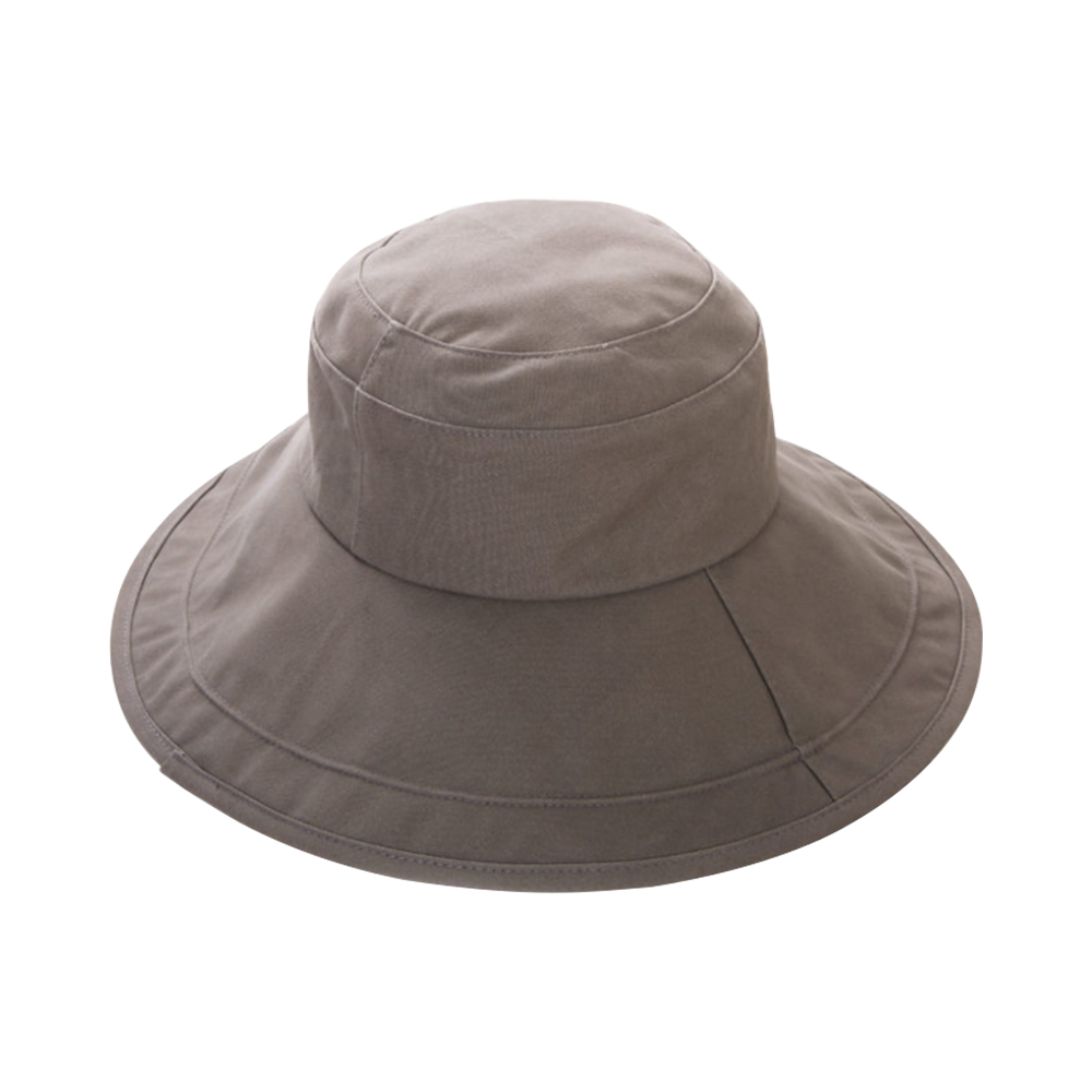 COGIT 大帽檐防曬簡約舒適遮陽帽 灰色 1個