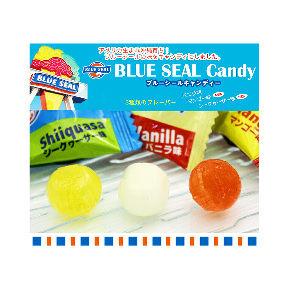 BLUE SEAL Blue seal 冰品店什錦口味糖果 76g/袋