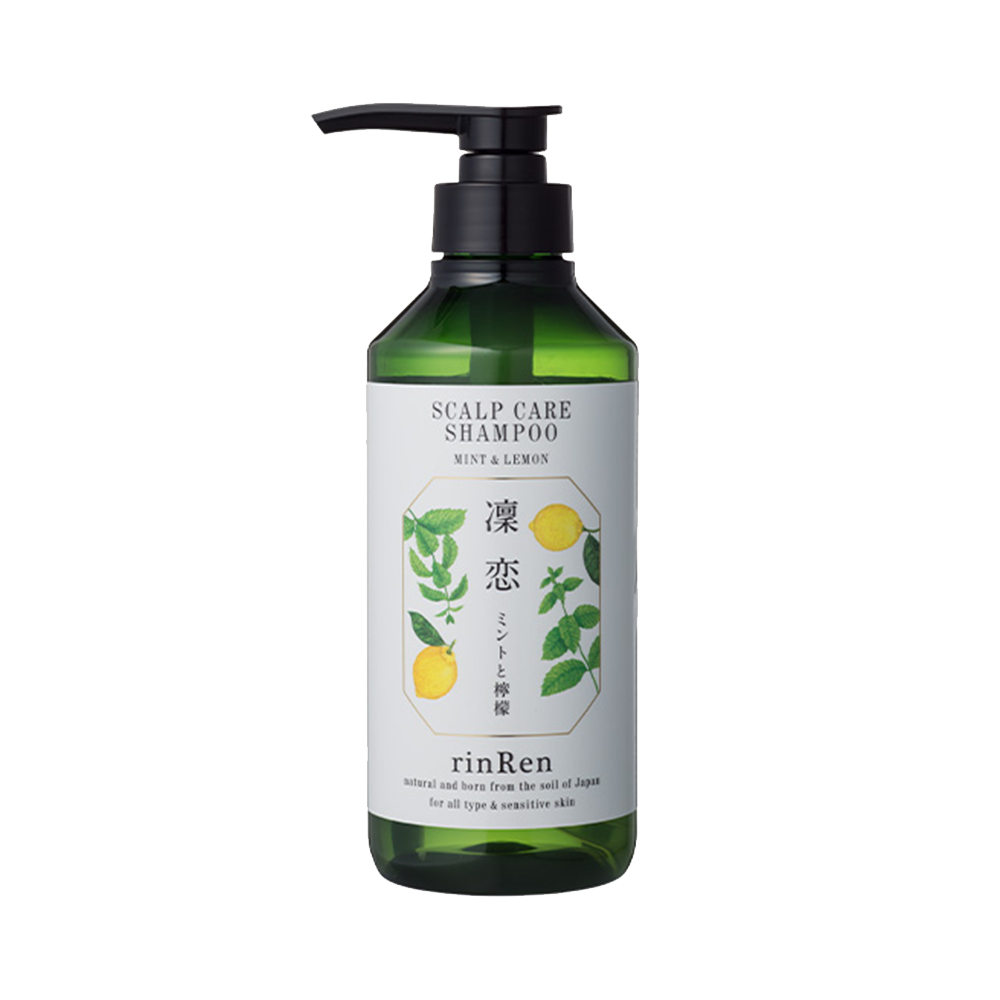 rinRen 凜戀 植物成分防脱髮護理洗護髮套裝（新舊包裝隨機發貨） 薄荷檸檬 400ml×2