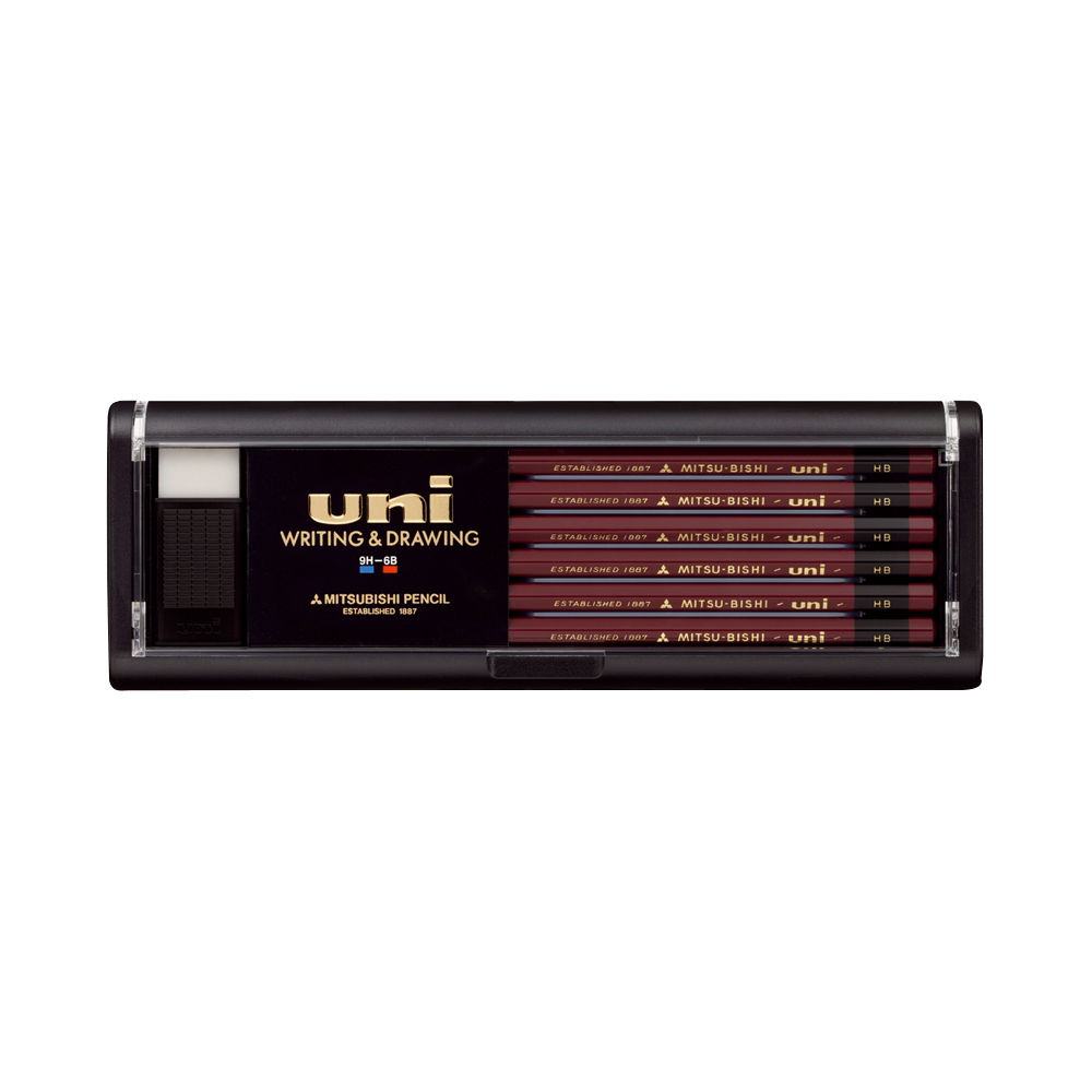 UNI 三菱鉛筆 Uni 不易折經典鉛筆 HB 1打（12支）