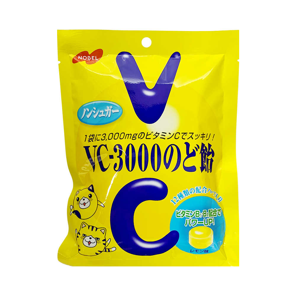 NOBEL 諾貝爾 VC-3000潤喉糖 檸檬口味 90g