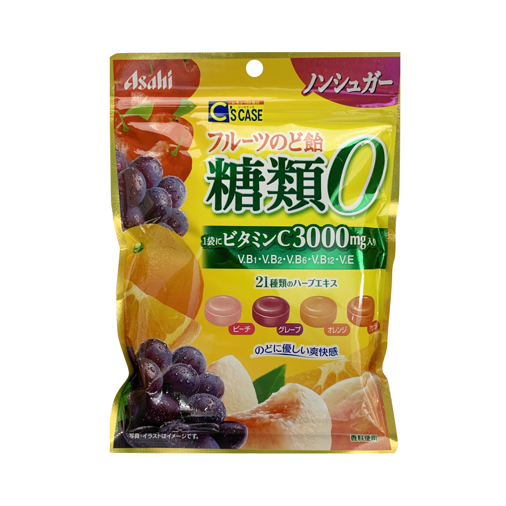 Asahi 朝日 維C水果喉糖 84g/袋