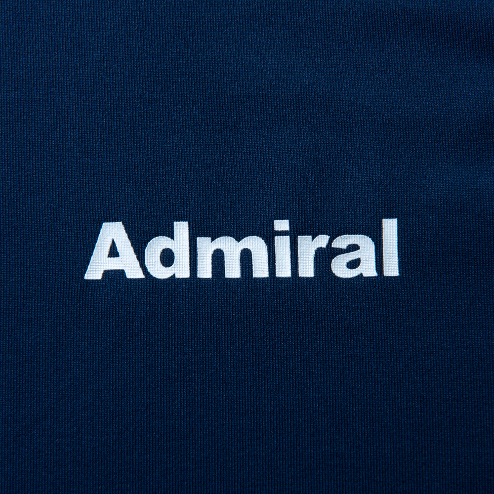 Admiral ATHLETICS 不對稱LOGO長袖T恤 L/S  ATMA042 黑色