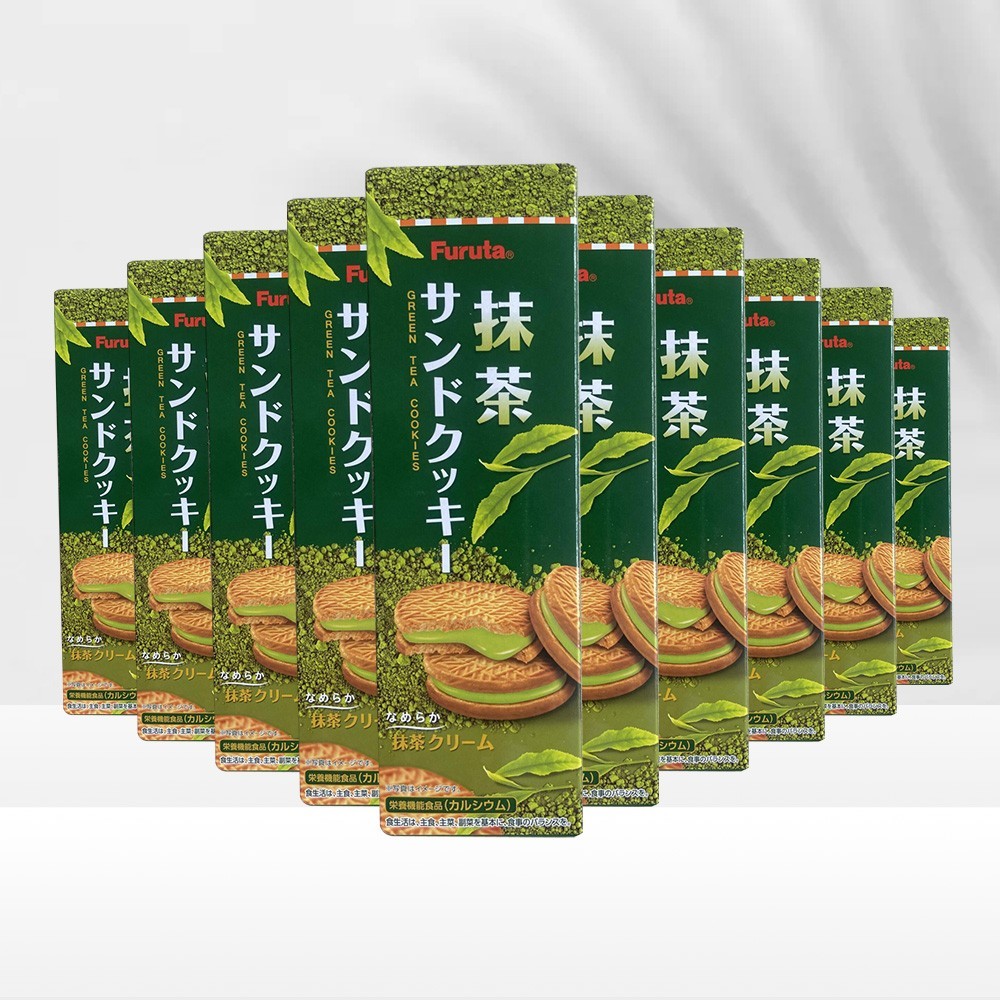 FURUTA 抹茶夾心餅乾 10片×10盒(一件包郵)