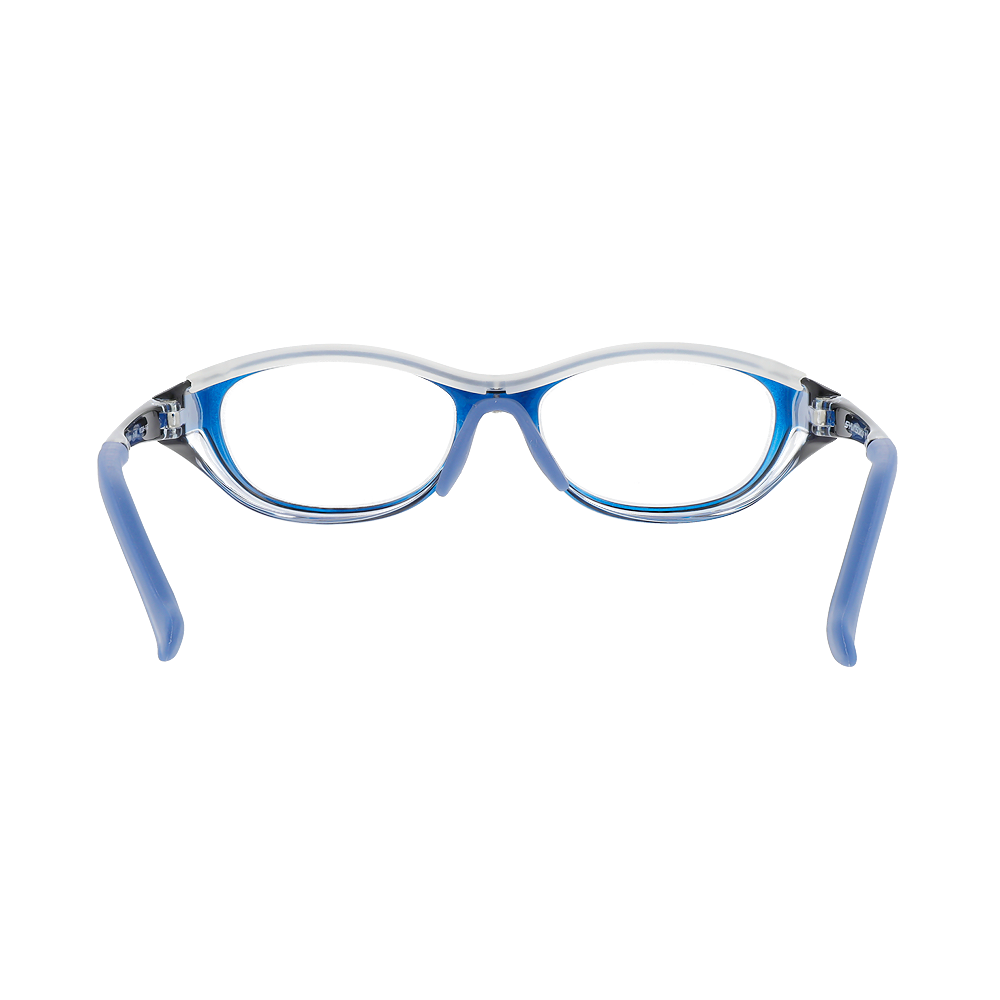 瞬足 時尚百搭簡約防花粉眼鏡SY-5001 透明海軍藍
