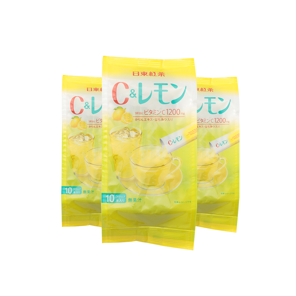 NITTOH-TEA 日東紅茶 檸檬維生素C速溶茶粉末沖劑 10包×3