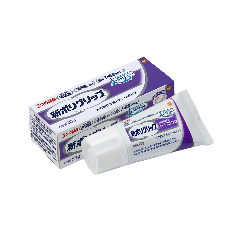 Earth製藥 保護牙牀無色素香料假牙固定粘合劑義齒固齒膏 20g