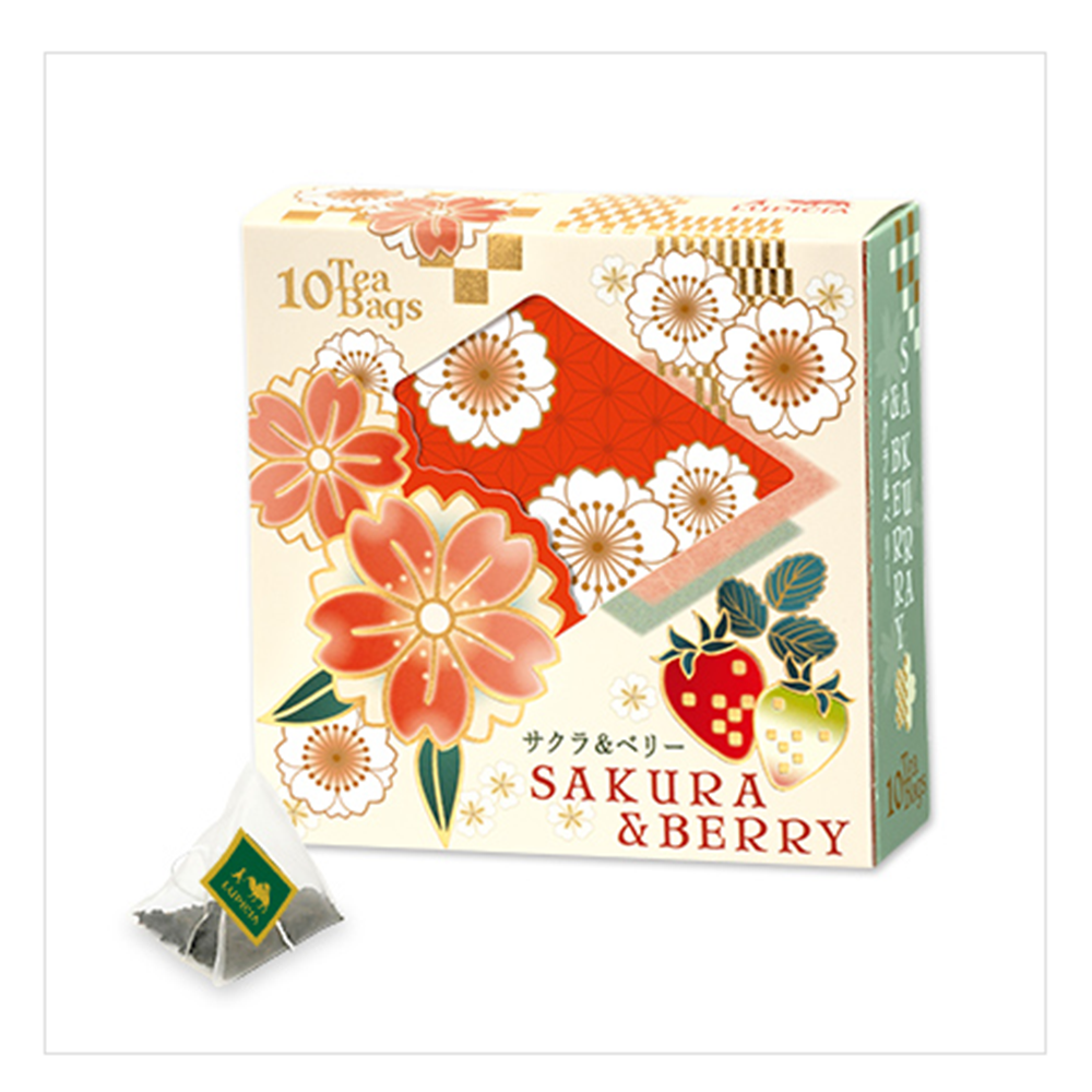 LUPICIA 限定設計盒裝櫻花＆草莓茶包 2.5g×10包