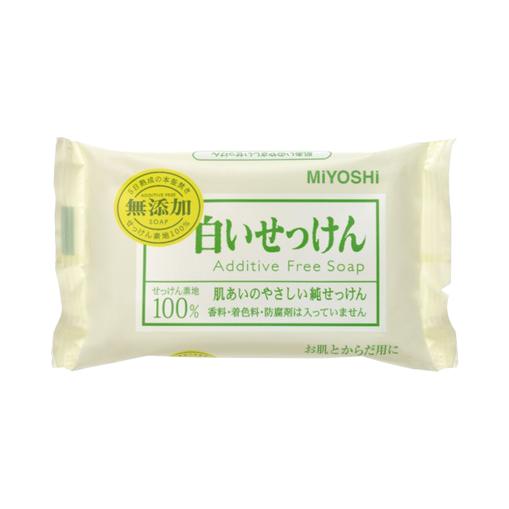 MiYOSHi 天然温和滋潤白色清潔皂 1個