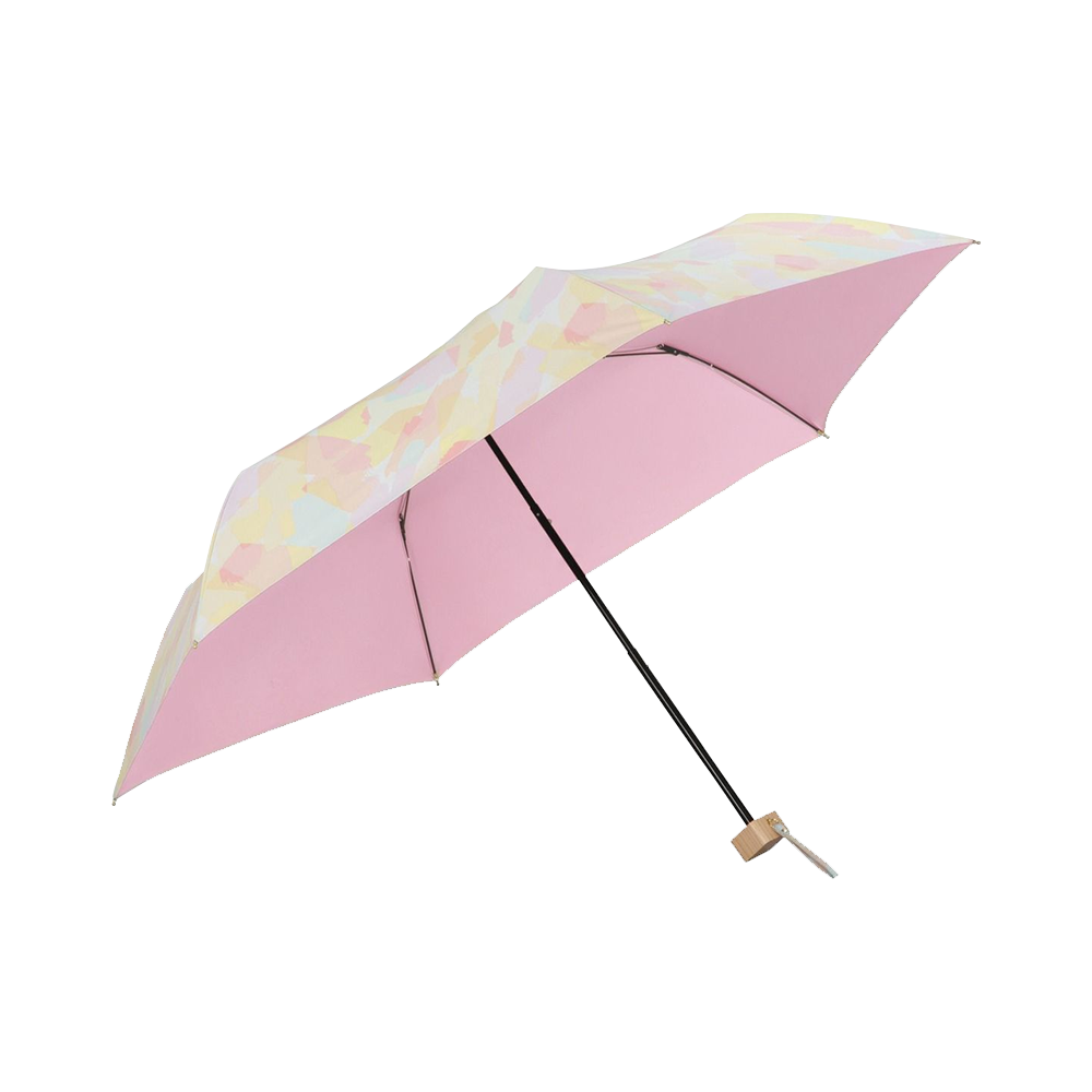w.p.c 灰塗裝遮陽防紫外線摺疊傘 迷你款 粉色 1把