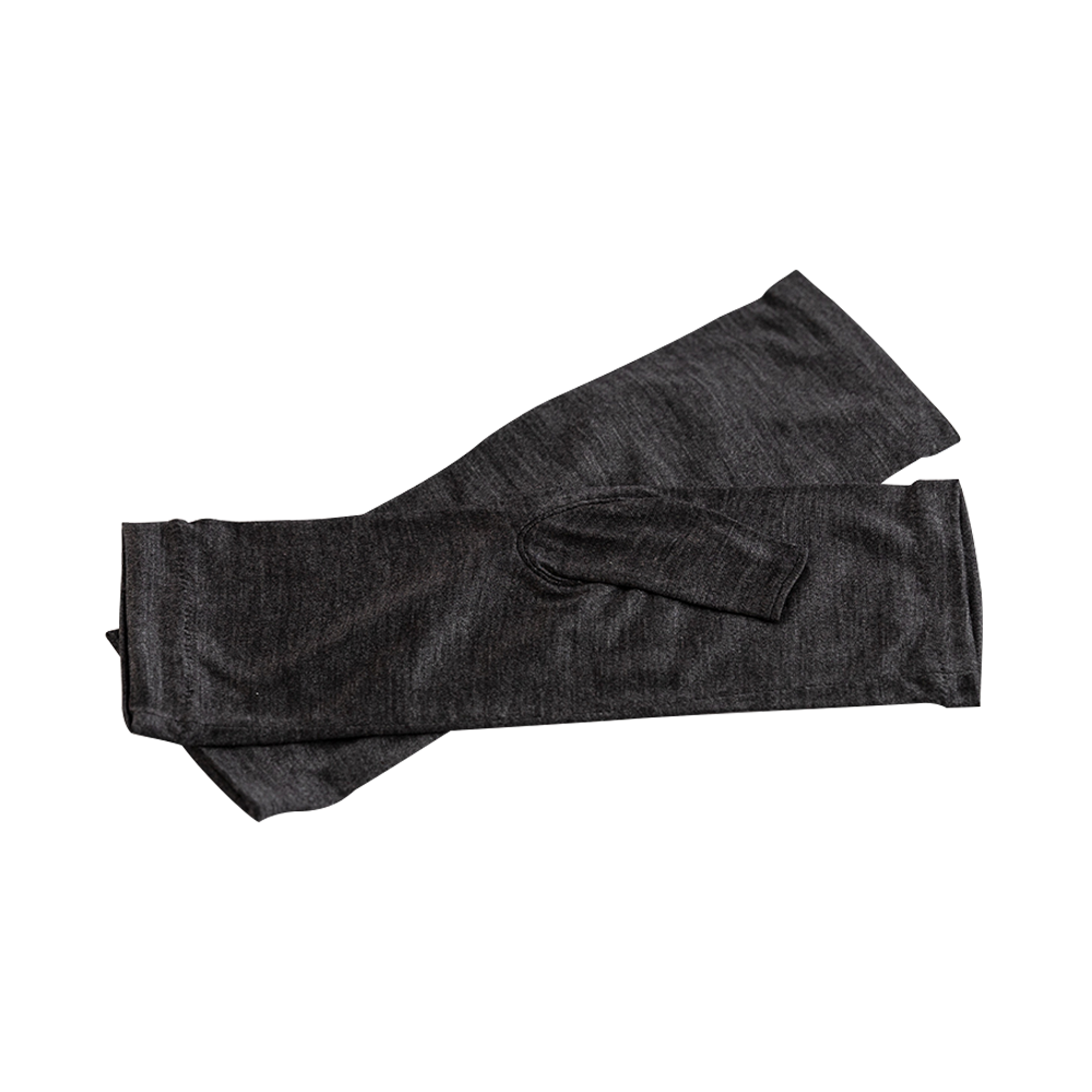 GlovesDEPO 100%真絲清涼防曬袖套 炭灰色