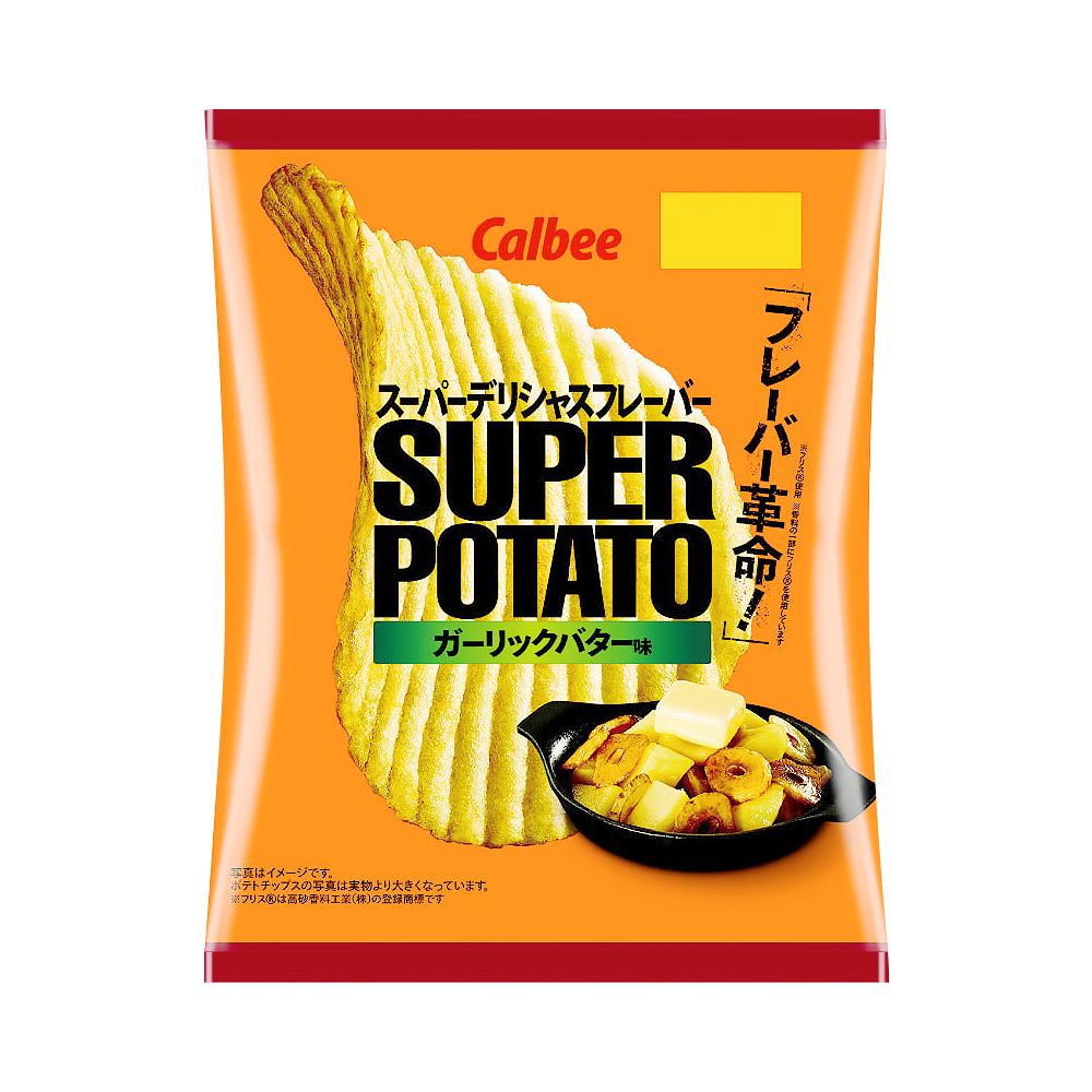 CALBEE 卡樂比 Super Potato 超級薯片 大蒜黃油味 56g