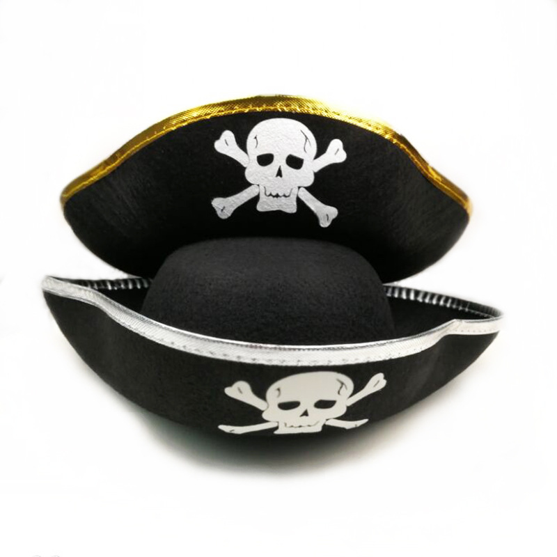萬聖節帽子 cosplay道具派對用品海盜船長帽