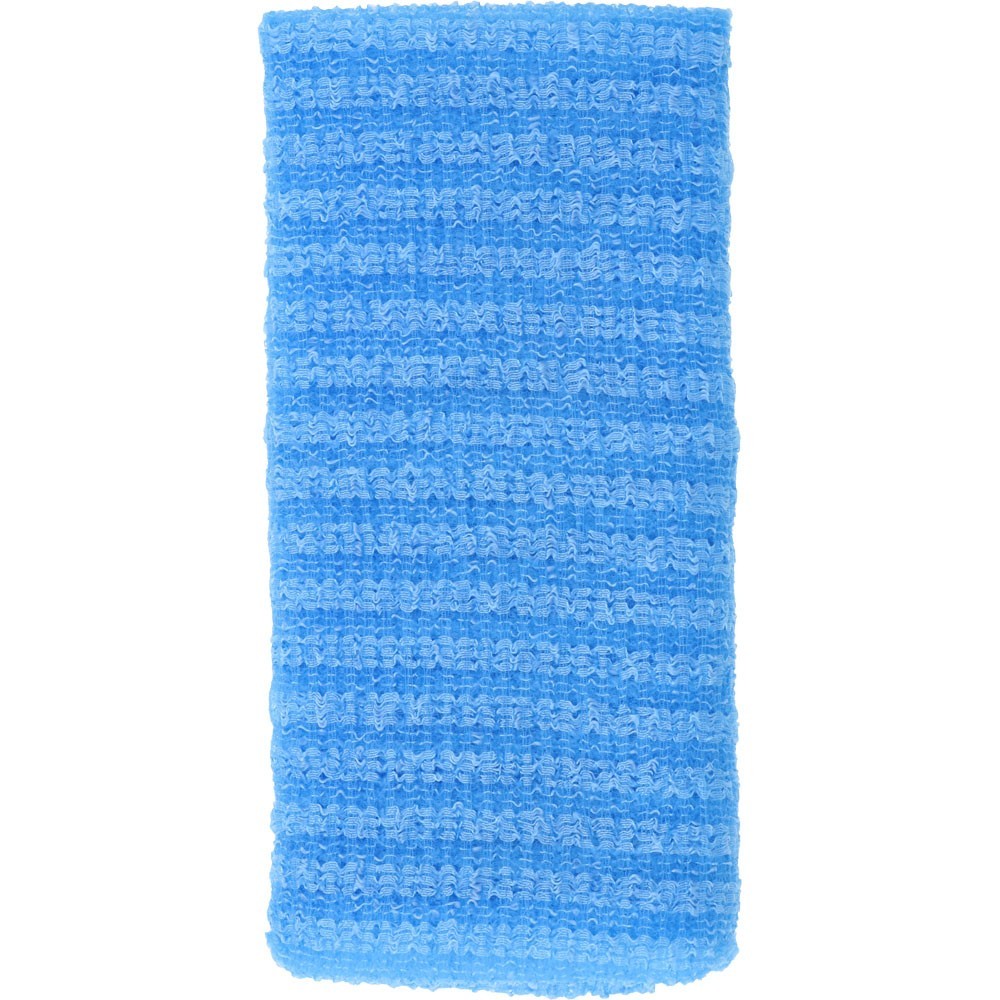 kikulon 沐浴起泡搓澡巾 藍色 較硬觸感 28x100cm