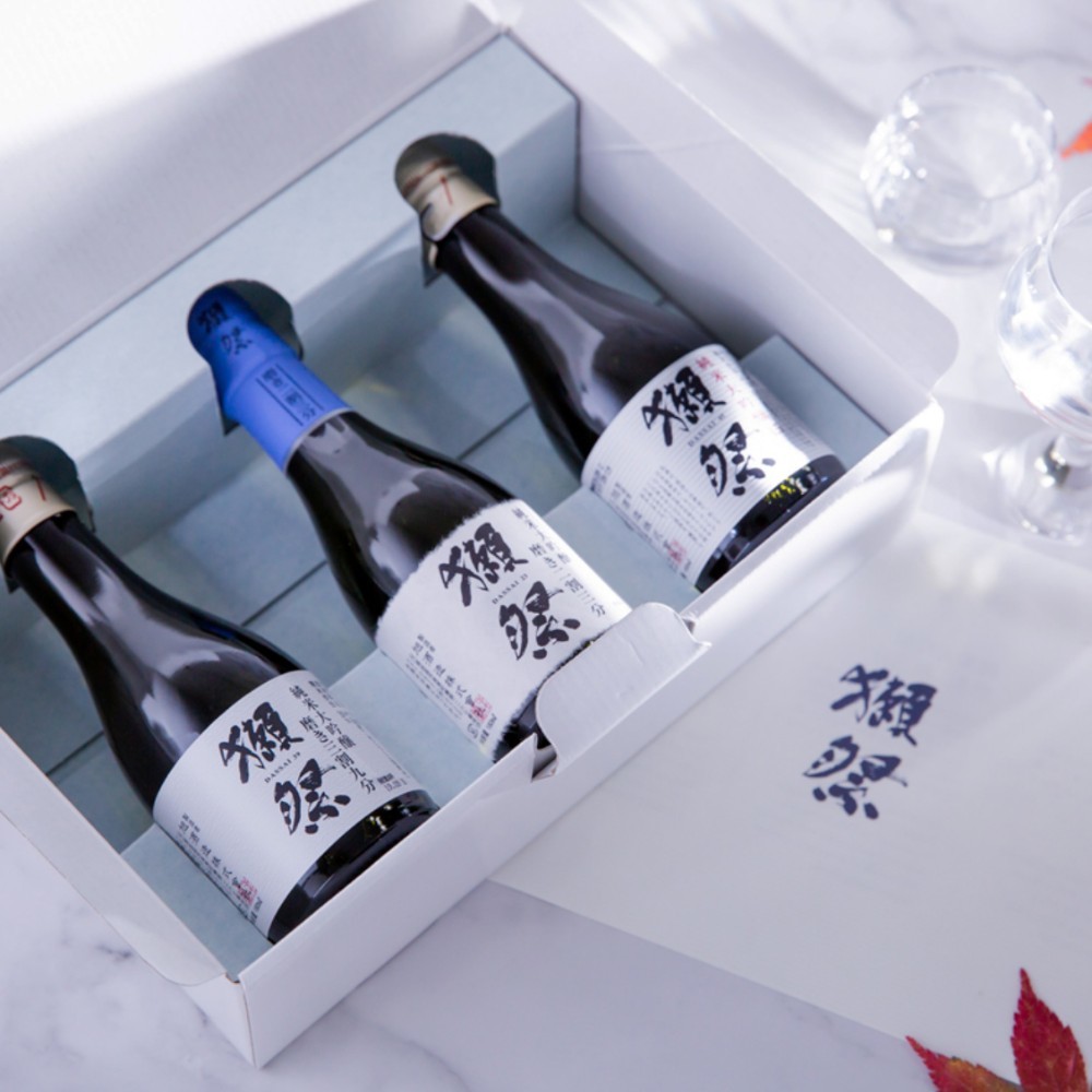 DASSAI 獺祭 純米釀造日本酒組合（紙盒精裝） 180毫升＊3瓶（二割三分、三割九分、45）