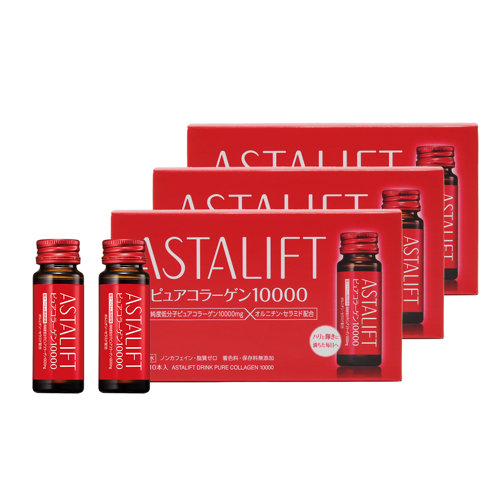 ASTALIFT 艾詩緹 膠原蛋白口服液（10000mg） 30mlx10瓶裝 3盒