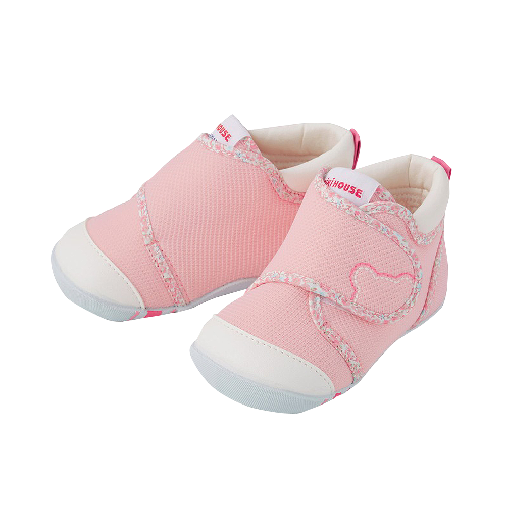 MIKIHOUSE 可愛舒適嬰兒學步鞋 一段 粉色 12.5cm