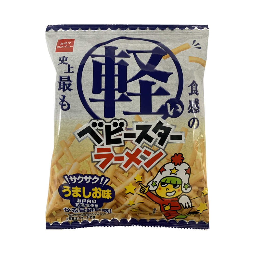 OYATSU Baby Star 空心酥脆爽口薯條 美味鹽味 55g/袋