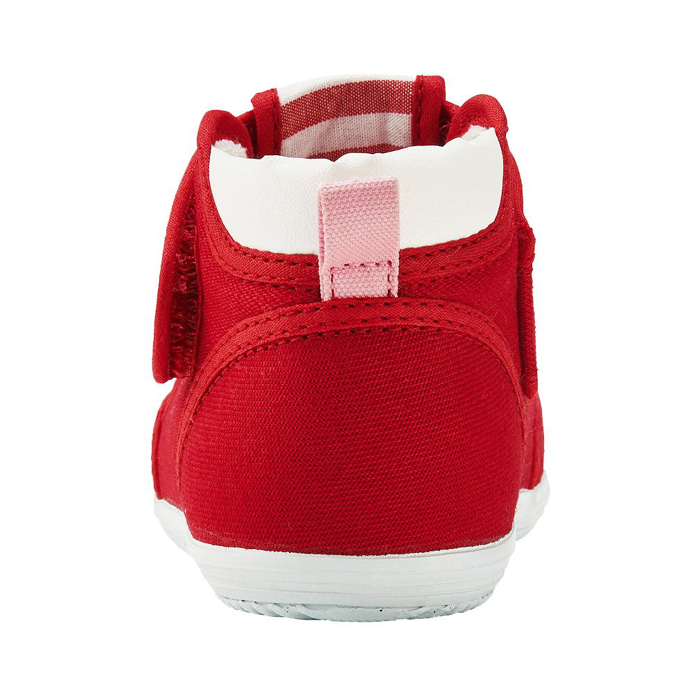 MIKIHOUSE 柔軟舒適包腳趾二段寶寶涼鞋 紅色