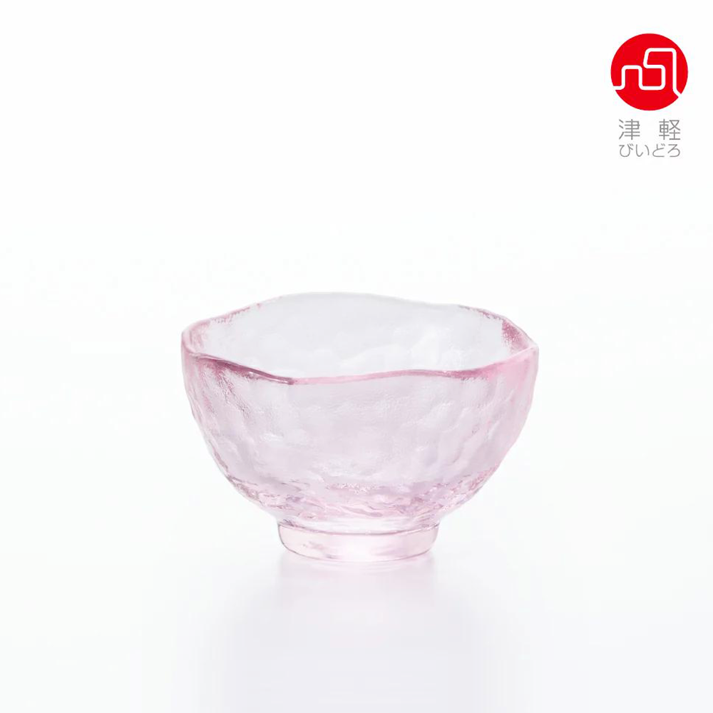 ISHIZUKA GLASS 石塚硝子 津輕玻璃耐熱櫻花清酒杯F79459 小號 1個