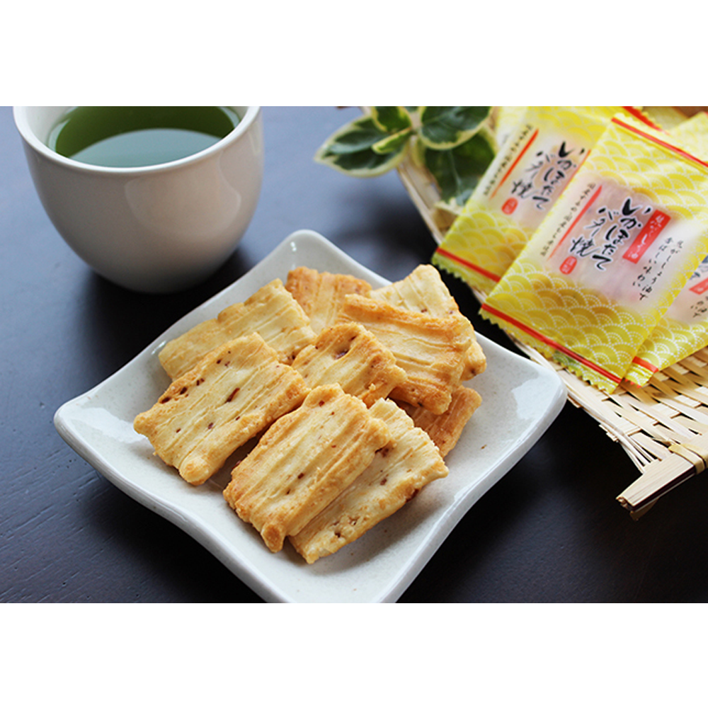 MORIHAKU 森白制果 魷魚扇貝黃油味米餅 54g