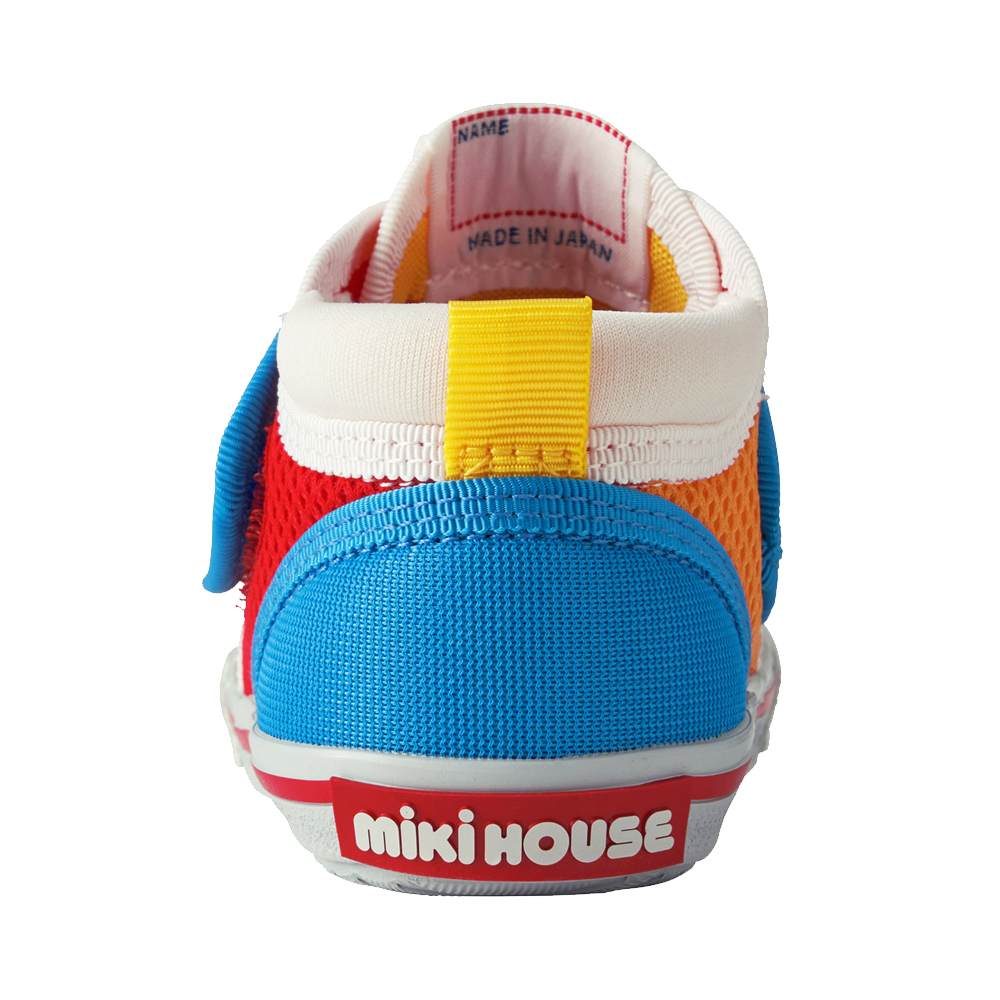MIKIHOUSE 柔軟透氣網布二段寶寶單鞋 拼接多色